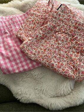 GAP Pink Floral Pajama Pants